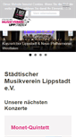 Mobile Screenshot of musikverein-lippstadt.de